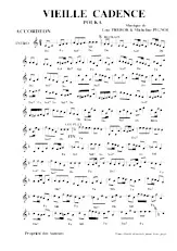 télécharger la partition d'accordéon Vieille cadence (Polka) au format PDF