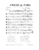 scarica la spartito per fisarmonica Amours de Paris (Chanson Shimmy Fox) in formato PDF