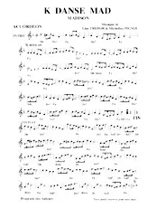 scarica la spartito per fisarmonica K Danse Mad (Madison) in formato PDF
