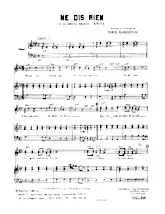 descargar la partitura para acordeón Ne dis rien (De la comédie musicale : Anna) en formato PDF