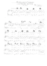 descargar la partitura para acordeón Parlez moi d'amour (Chant : Lucienne Boyer) en formato PDF