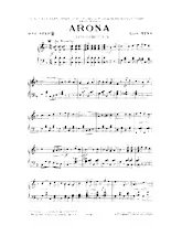 scarica la spartito per fisarmonica Arona (Marche) in formato PDF