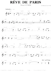 télécharger la partition d'accordéon Rêve de Paris (Dream of Paris) au format PDF
