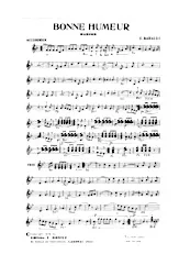 télécharger la partition d'accordéon Bonne humeur (Orchestration Complète) (Marche) au format PDF