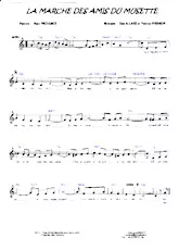 download the accordion score La marche des amis du musette in PDF format