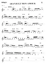 scarica la spartito per fisarmonica Aranjuez mon amour (Relevé) in formato PDF
