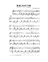 télécharger la partition d'accordéon Baloutin (Fox Trot) au format PDF