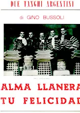 télécharger la partition d'accordéon Alma llanera + Tu felicidad (Tangos Argentins) au format PDF
