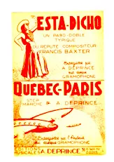 télécharger la partition d'accordéon Québec Paris (Orchestration Complète) (Step Marche) au format PDF