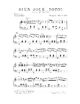 télécharger la partition d'accordéon Bien joué Toto (Java Musette) au format PDF