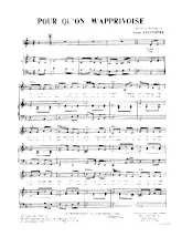 descargar la partitura para acordeón Pour qu'on m'apprivoise en formato PDF