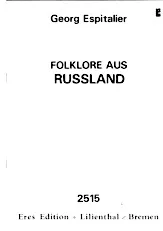 télécharger la partition d'accordéon Recueil : Folklore aus Russland (Deux Accordéons) (7 Titres) au format PDF