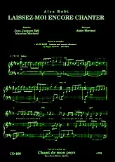 download the accordion score Laissez moi encore chanter (Chant : Alys Robi) in PDF format