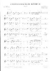 download the accordion score C'est le chacha du bonheur in PDF format