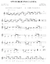 download the accordion score On oublie pas la java in PDF format