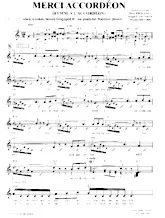 télécharger la partition d'accordéon Merci Accordéon (Hymne à l'Accordéon) (Slow Rock) au format PDF