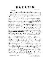 télécharger la partition d'accordéon Baratin (Fox) au format PDF