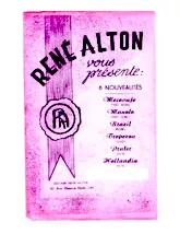 download the accordion score Recueil : René Alton vous présente 6 nouveautés (Orchestration Complète) (Arrangement G Carlo) (Morojave + Manolo + Brazil + Tropezon + Prater + Hollandia) in PDF format