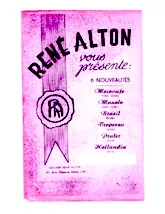 télécharger la partition d'accordéon Recueil : René Alton vous présente 6 nouveautés (Orchestration Complète) (Arrangement G Carlo) (Morojave + Manolo + Brazil + Tropezon + Prater + Hollandia) au format PDF