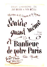 scarica la spartito per fisarmonica Banlieue de notre Paris (Orchestration Complète) (Valse) in formato PDF