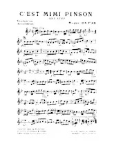télécharger la partition d'accordéon C'est Mimi Pinson (One Step) au format PDF