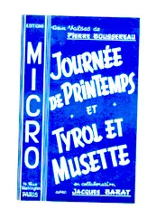 scarica la spartito per fisarmonica Journée de printemps + Tyrol et musette (Valse) in formato PDF