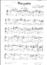 télécharger la partition d'accordéon Marysette (Arrangement : Jean Degeorge) (Valse Swing) au format PDF