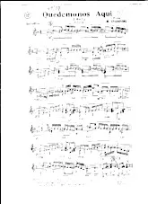scarica la spartito per fisarmonica Quedemonos Aqui (Aïe) (Tango) in formato PDF