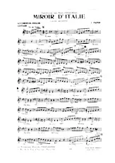 télécharger la partition d'accordéon Miroir d'Italie (Valse Musette) au format PDF