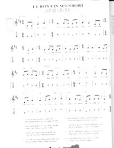 télécharger la partition d'accordéon Le bon vin m'endort au format PDF