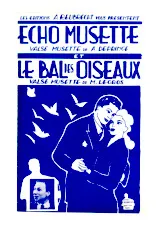 télécharger la partition d'accordéon Le bal des oiseaux (Deux accordéons) (Orchestration) (Valse) au format PDF