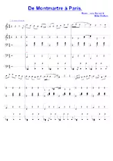 download the accordion score De Montmartre à Paris (Valse) in PDF format
