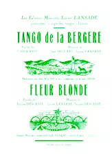 télécharger la partition d'accordéon Tango de la bergère au format PDF