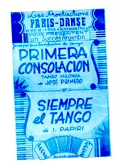 télécharger la partition d'accordéon Primera consolacion (Tango Milonga) au format PDF