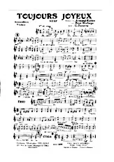 télécharger la partition d'accordéon Toujours Joyeux (Arrangement : Germain Ducarne) (Step) au format PDF