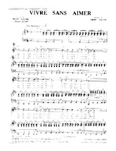 descargar la partitura para acordeón Vivre sans aimer (Fox) en formato PDF