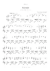 télécharger la partition d'accordéon Fairytale (De l'album : The Celts) (Chant : Enya) (Piano) au format PDF