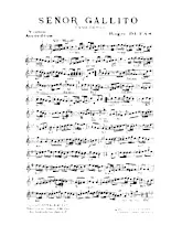 descargar la partitura para acordeón Señor Gallito (Paso Doble) en formato PDF