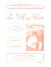 télécharger la partition d'accordéon Le village mort (Boléro) au format PDF