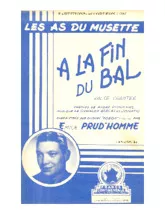 download the accordion score A la fin du bal (Valse) in PDF format