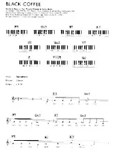download the accordion score Black Coffee (Pour Sax Mi + Si b) (Medium Slow)  in PDF format