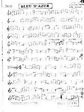 scarica la spartito per fisarmonica Bleu d'Azur (Marche) (Partition manuscrite de 1986) in formato PDF