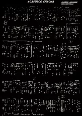 télécharger la partition d'accordéon Acapulco Chacha (Manuscrite) au format PDF