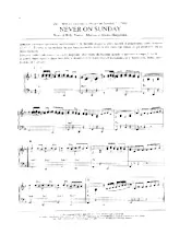 descargar la partitura para acordeón Never on Sunday en formato PDF