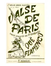 télécharger la partition d'accordéon Valse de Paris au format PDF