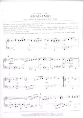 download the accordion score Amado mio in PDF format