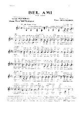 télécharger la partition d'accordéon Bel Ami (Chant : Eva Busch / Tino Rossi) (Fox Trot)  au format PDF