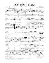 download the accordion score Sur ton visage (Slow) in PDF format