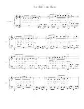 descargar la partitura para acordeón La dame en bleu en formato PDF