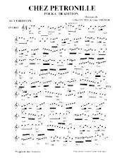 télécharger la partition d'accordéon Chez Pétronille (Polka Tradition) au format PDF